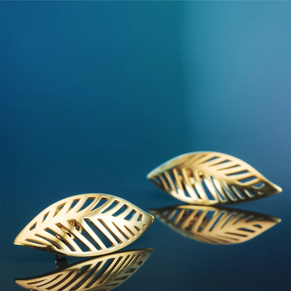 Earrings in 18k gold — Joyería Liévano