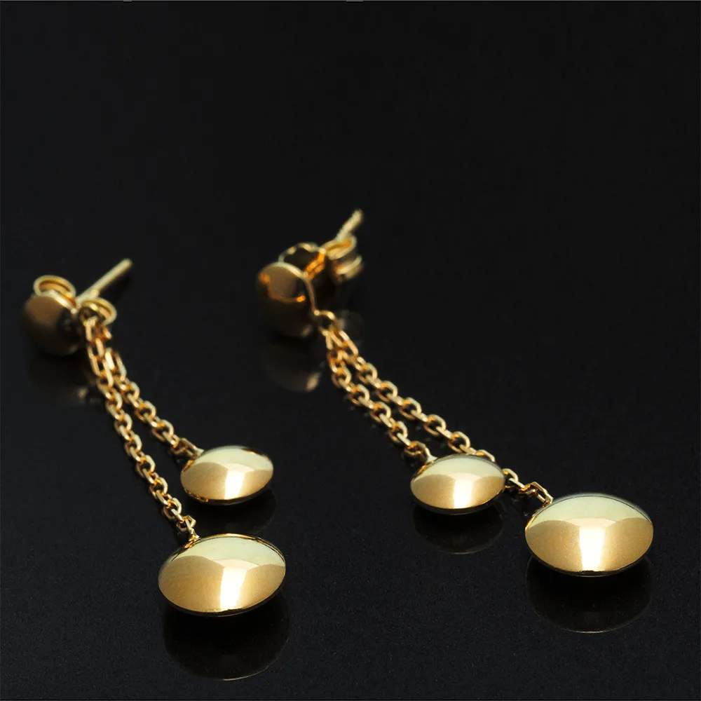 Earrings in 18k gold — Joyería Liévano
